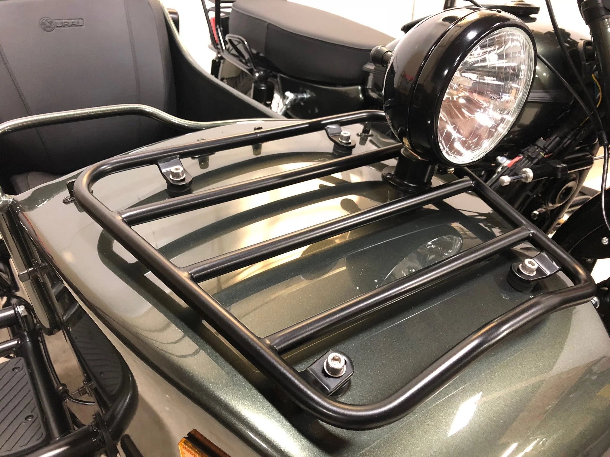 Luggage Rack for Sidecar Nose Flat Black