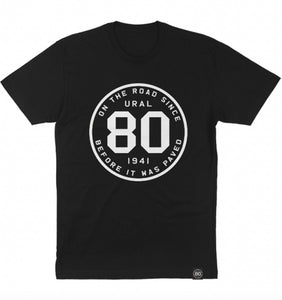 80th Anniversary Badge T-Shirt - Black