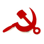 画像をギャラリービューアに読み込む, Red Logo Piston and Sickle
