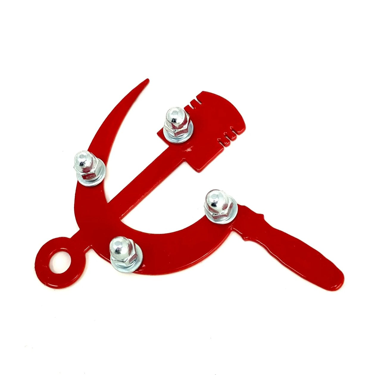 Red Logo Piston and Sickle