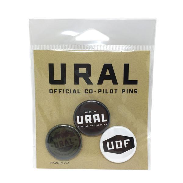 Ural 3 Pin Badges set