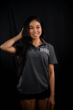 画像をギャラリービューアに読み込む, URAL Text Badge Polo Women
