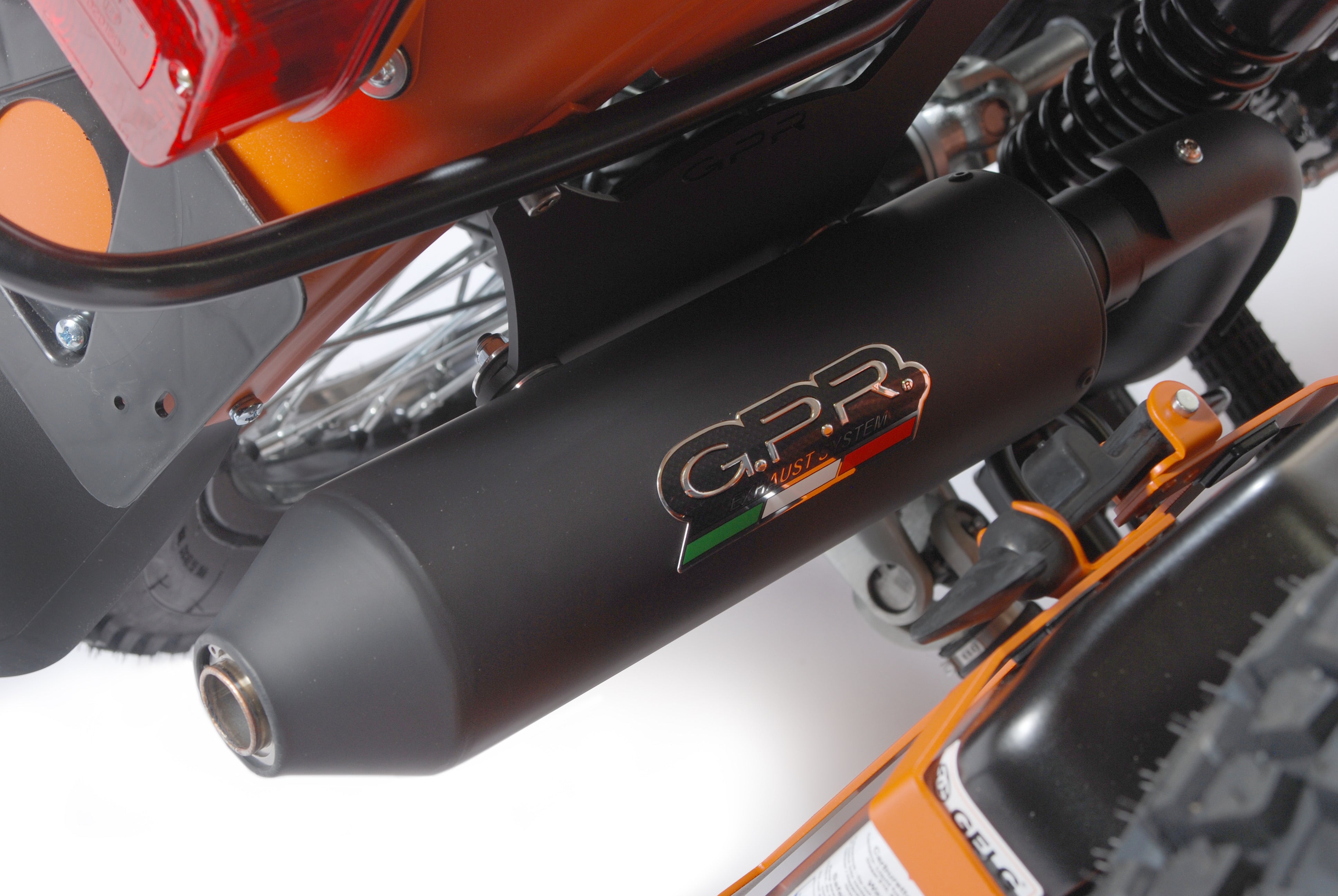 Black GPR Stainless Steel 2-1 High Mount Exhaust System (OFF ROAD ONLY)