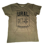 画像をギャラリービューアに読み込む, Ladies T-Shirt Sidecar Badge OD Green
